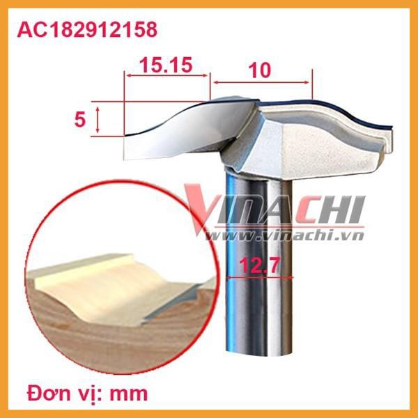 Mũi Huỳnh Ván Vong- Mũi Huỳnh Ván Cong Tideway AC1829 Được Làm Bằng Hợp Kim Siêu Bền Dùng Soi Ván, Huỳnh Ván Hình Chữ S