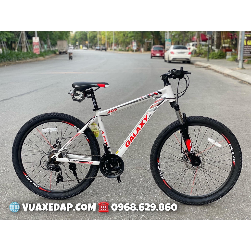 Xe Đạp Thể Thao Galaxy A5 Size 26 Inches - Khung Nhôm, Groupset Shimano EF41 Phiên Bản Mới Nhất 2022