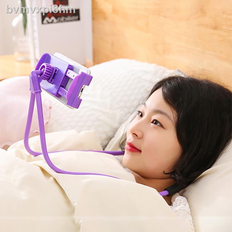 Đầu giường giá đỡ điện thoại di động trên xem TV đứng máy tính bảng lười tạo tác treo cổ phát sóng trực t