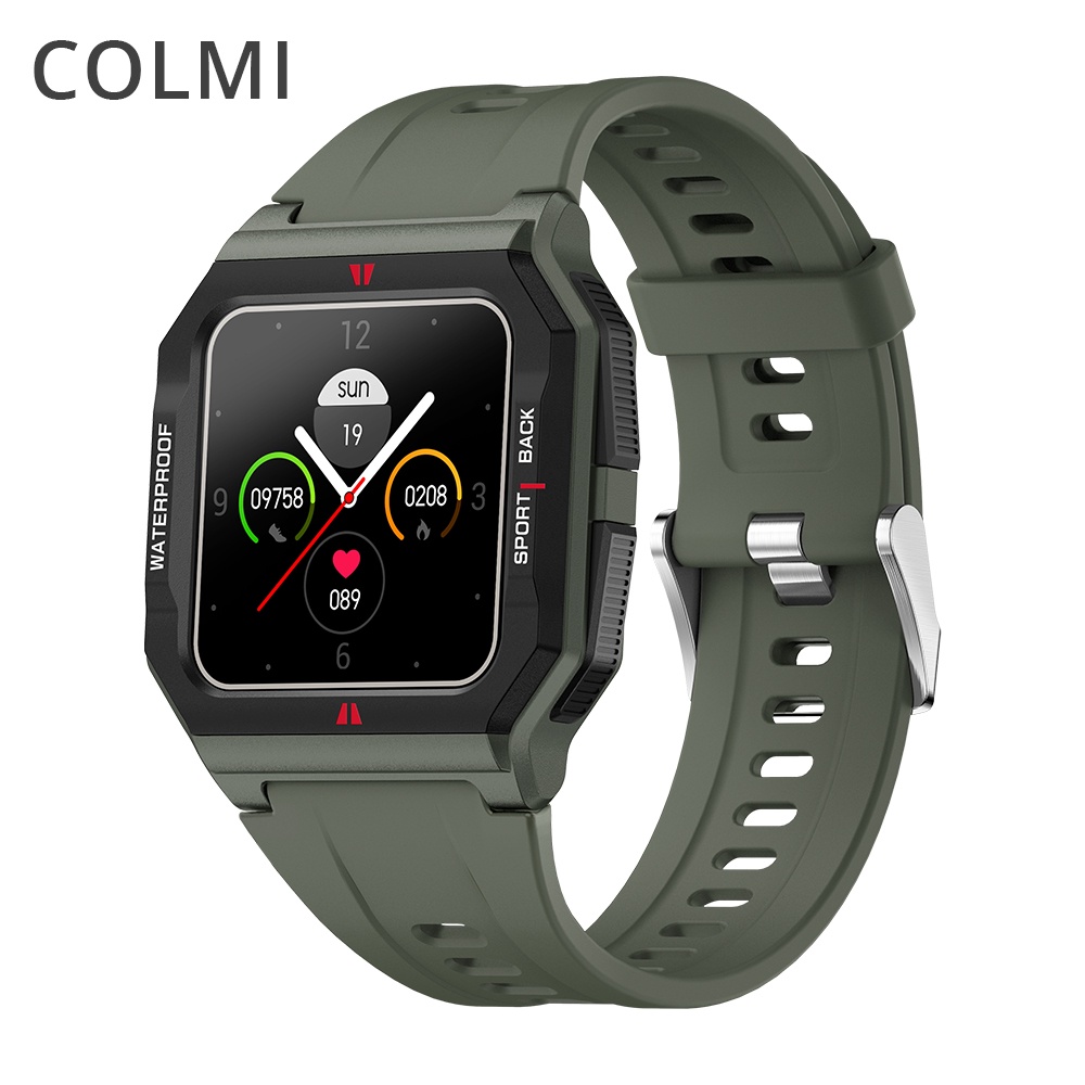 Đồng hồ thông minh Colmi P10 Theo dõi nhịp tim Thiết bị theo dõi thể thao Kết nối Bluetooth Ip67 chống nước cho iOS Xiaomi Android