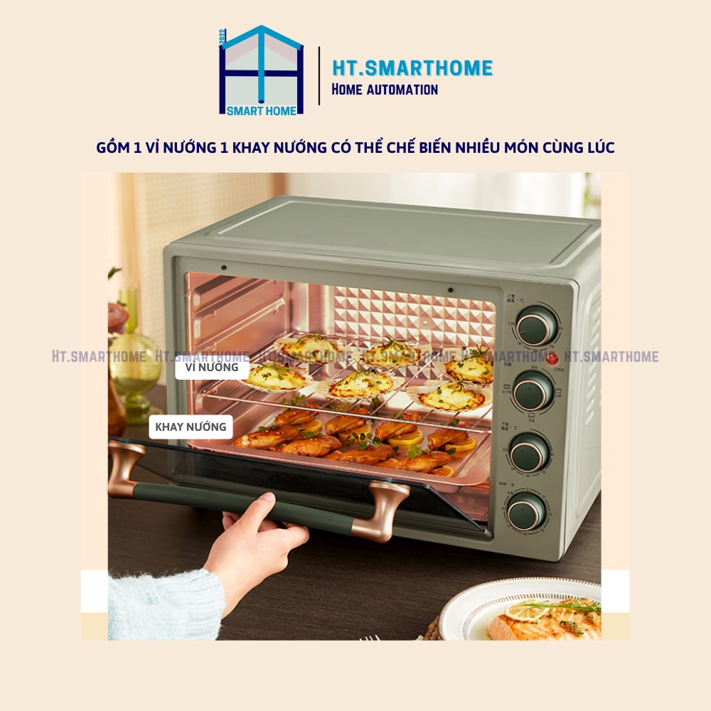 Lò nướng Bear 40L  - Lò nướng điện gia dụng đa năng dung tích lớn, nướng tự động mini 2022