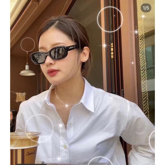 Kính Râm Thời Trang Dáng Tròn TAMBU.Mắt Kính Mát  Nam Nữ Hàn Quốc Cao Cấp Siêu Bền Chống Tia UV
