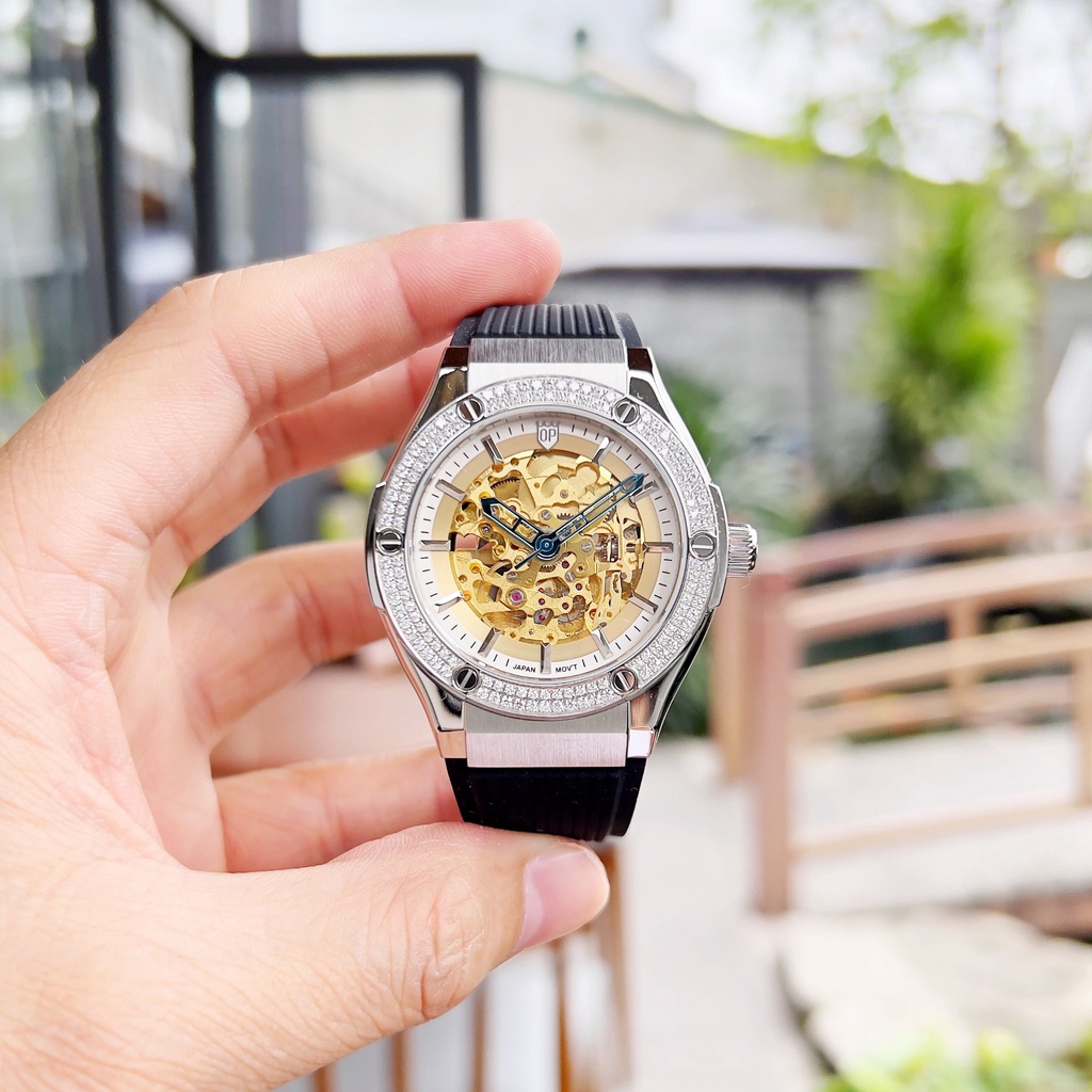 Đồng hồ nam chính hãng Olym Pianus OP990-45 OP990-45.24 OP990-45.24ADGS-GL trắng