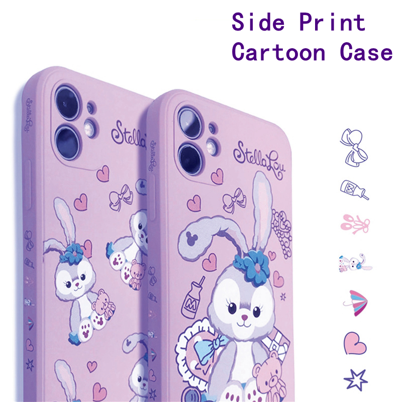 Cute StellaLou Side Print Soft Phone Case OPPO F11 F9 Pro F7 F5 F1s A94 A93 Reno 5f 4f 5