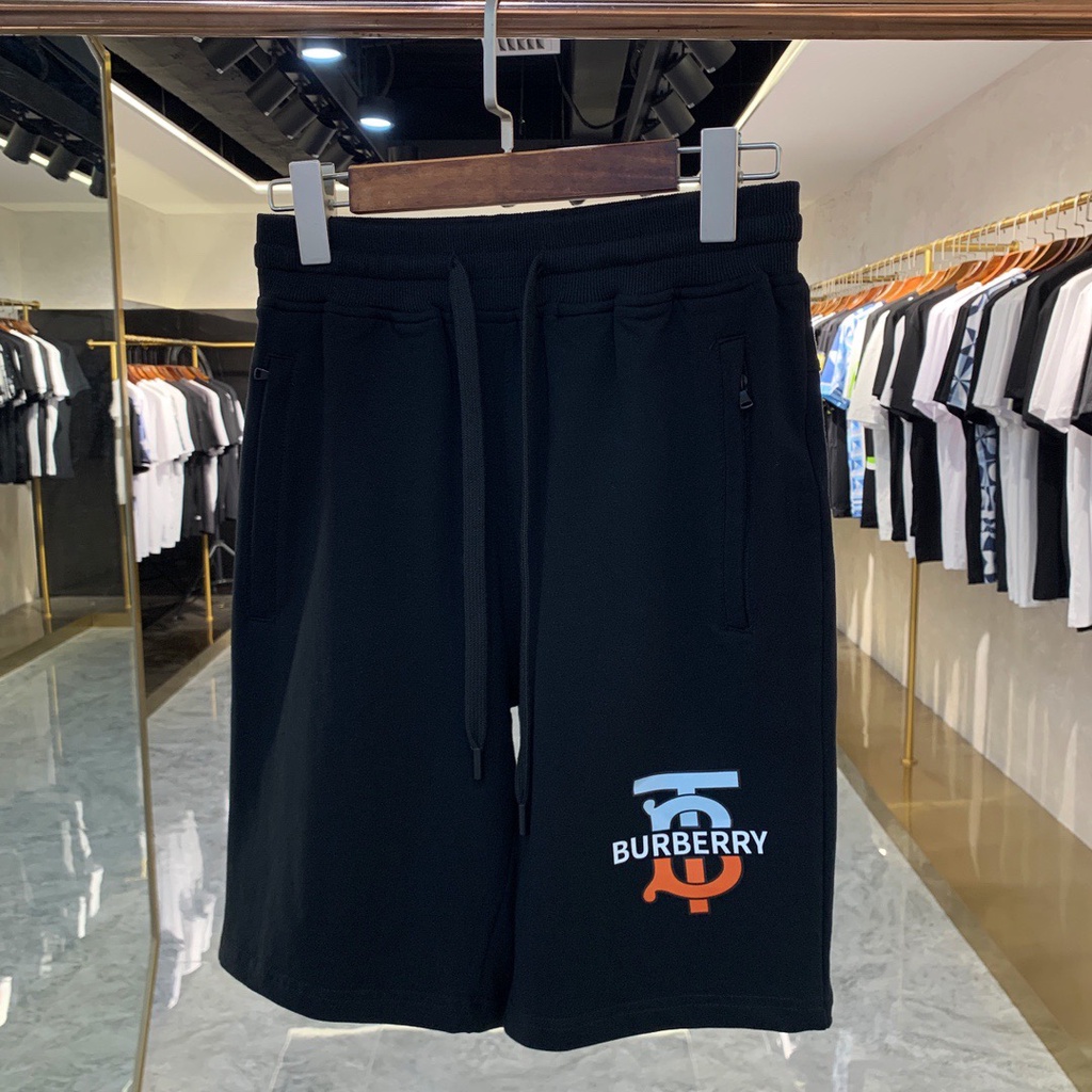 Quần short cotton Burberr thời trang mùa hè 2021