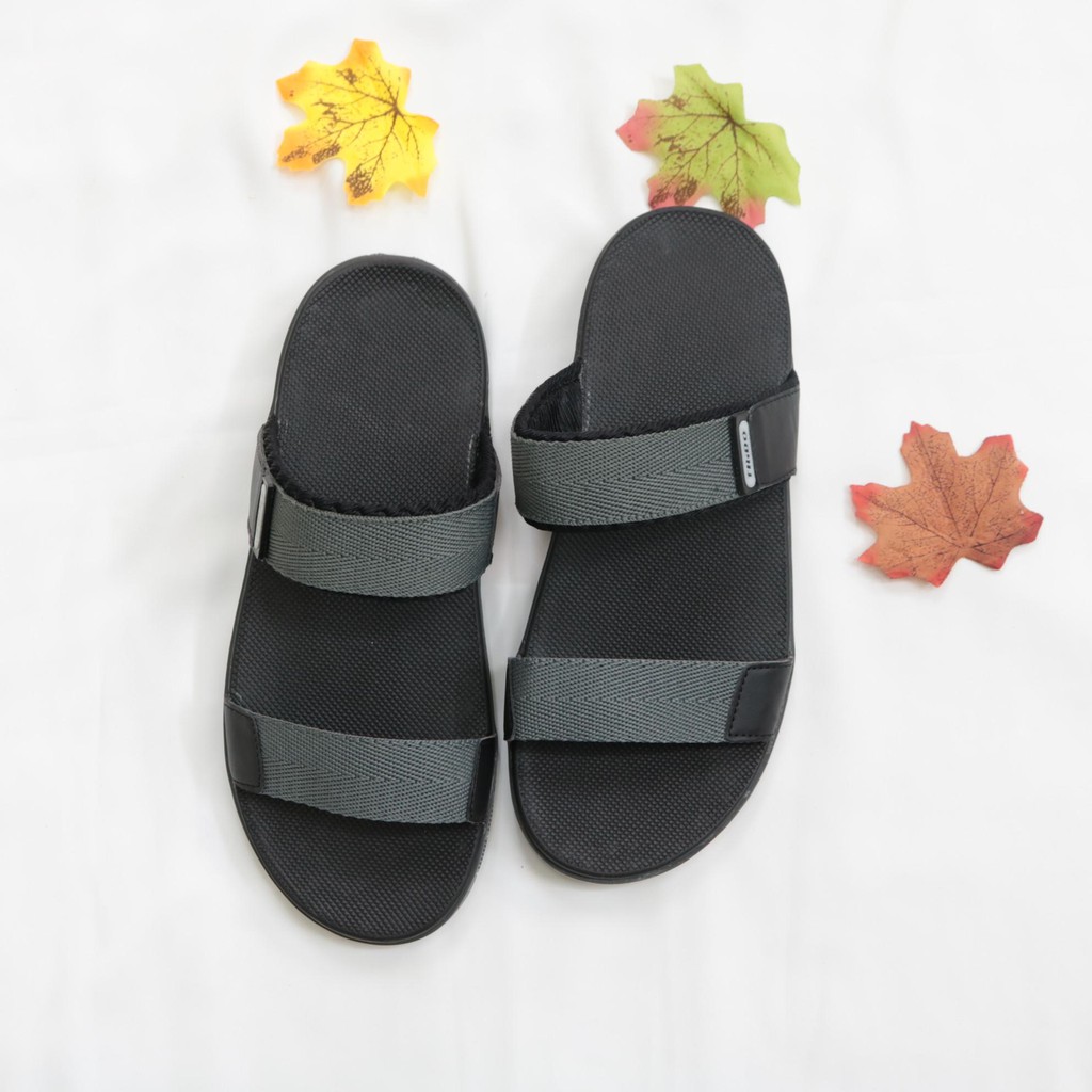 Dép quai ngang nam Trido 6909 Xám