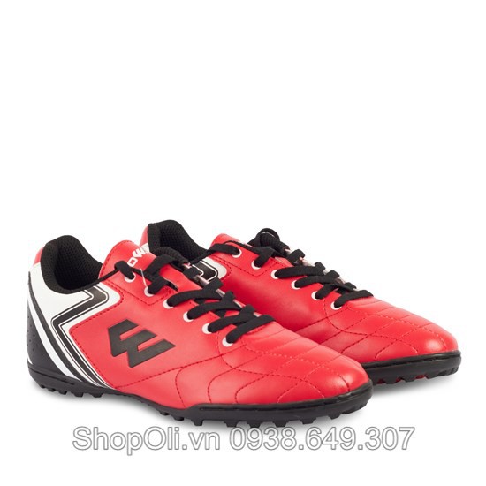 Giày bóng đá sân cỏ nhân tạo Prowin FX Plus màu đỏ phối đen trắng