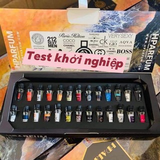 Bộ 26 mùi tinh dầu mini hparfum siêu sang chảnh [16 mùi nữ, 10 mùi nam]