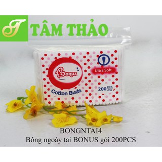 Bông ngoáy tai Thái Lan BONUS gói 200PCS 8851072011201