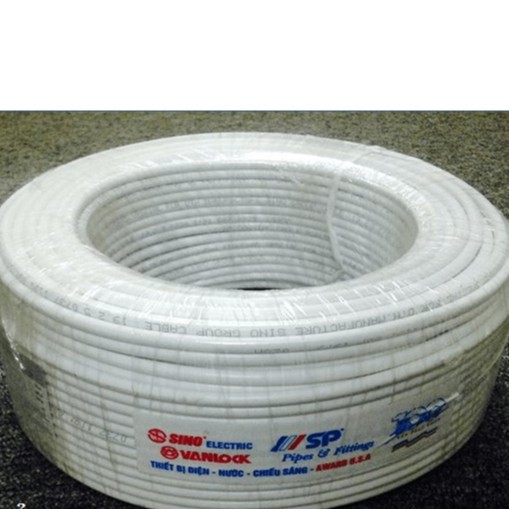 Dây anten, truyền hình cáp - Dây anten 100m trắng