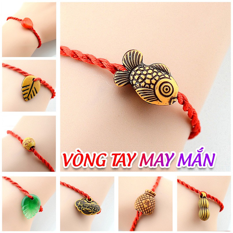 Vòng Tay May Mắn Unisex Vòng Chỉ Đỏ Nam Nữ M544