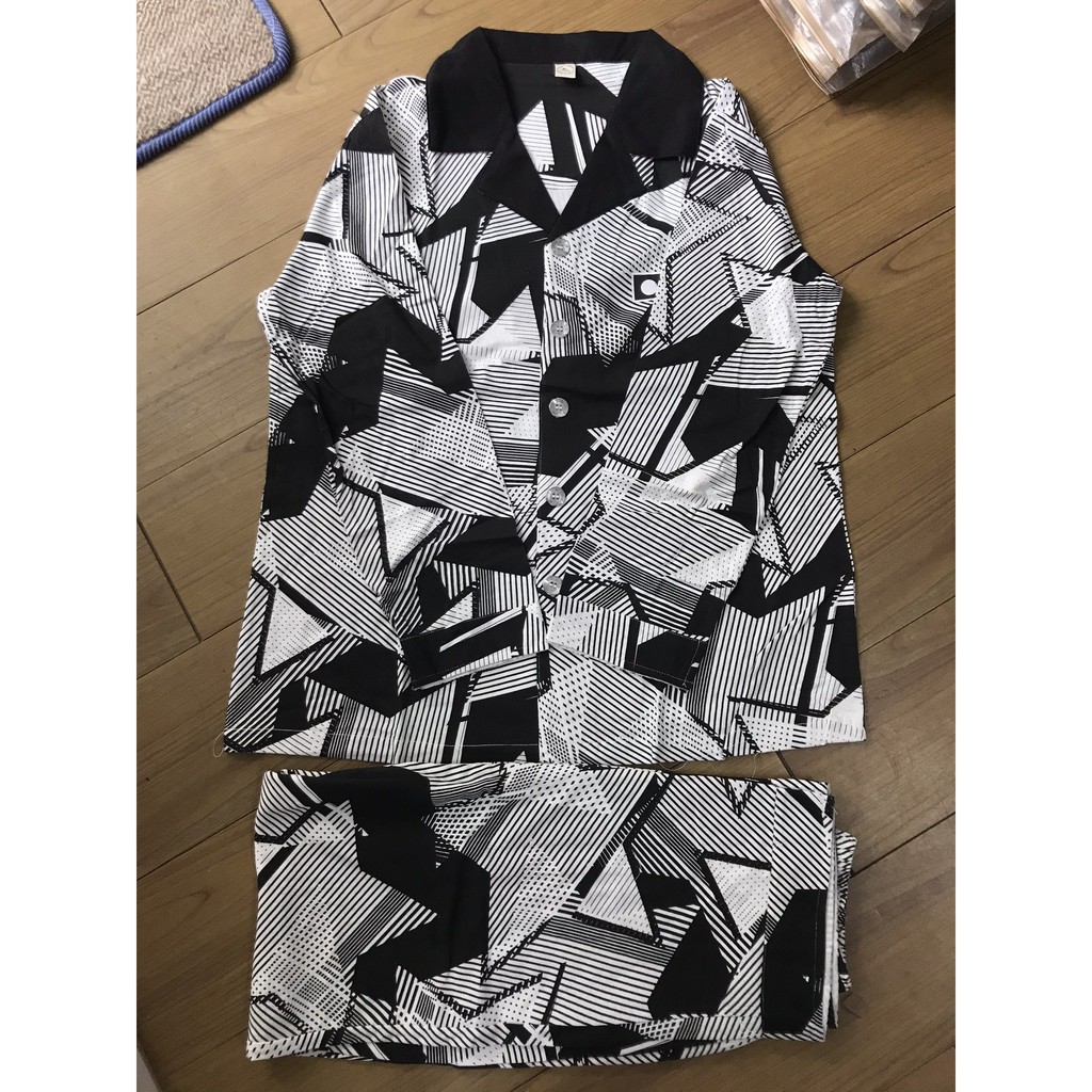 Đồ bộ Pijama đồ ngủ nam cao cấp, vải COTTON 100 dày dặn & thoáng khí phù hợp cho cả 4 mùa