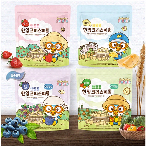 Bánh xốp ngũ cốc Pororo 60g