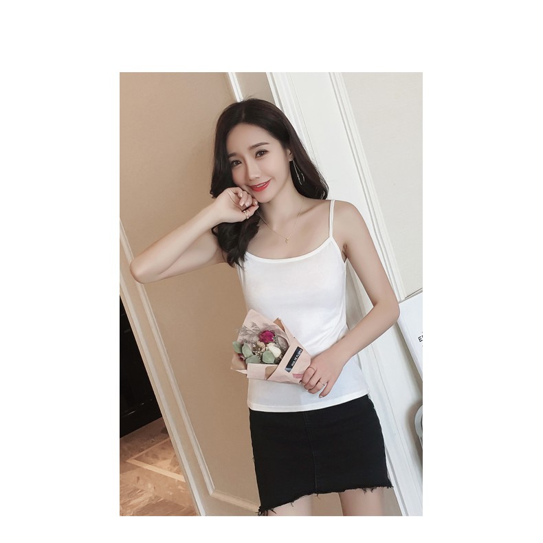 Áo thun SUXI 2 dây màu trơn thời trang đơn giản