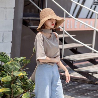 mũ cói nón cói vành mềm thủ công