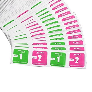 Miếng lau Kính - Giấy lau 1 2 cho kính cường lực Full dòng lP 5/5s - 13PRX - Happy Shop.