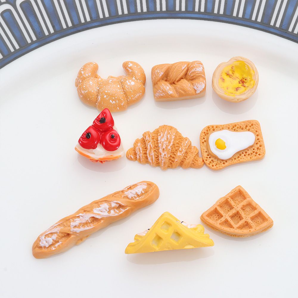 【Only ₫2999】Mô hình đồ ăn sáng mini DIY trang trí nhà búp bê