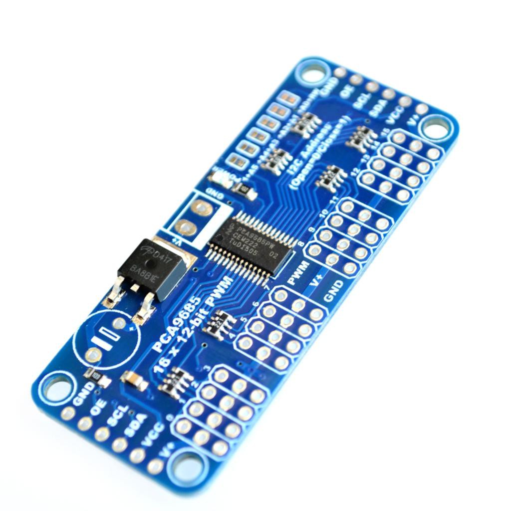 Bảng Mạch 16 Kênh 12-bit Pwm / Servo Giao Diện I2C Giao Diện Pca9685 Cho Raspberry Pi