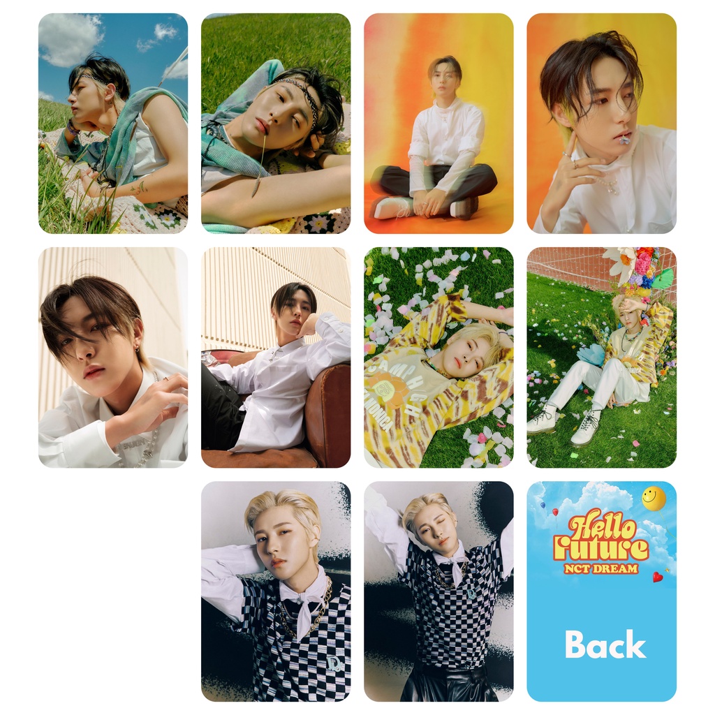 Set 10 card giấy bo góc in 2 mặt nhóm NCT DREAM - Hello Future lẻ 7 thành viên