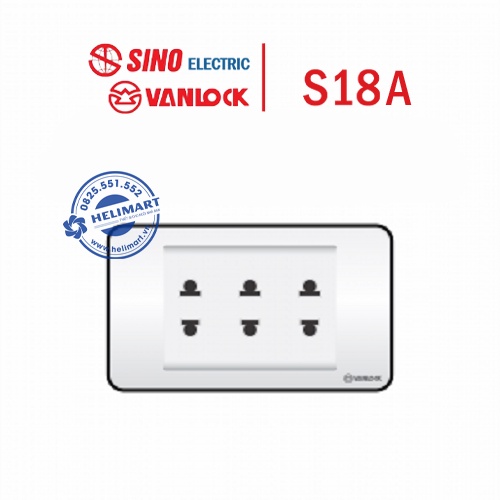 Mặt ổ cắm S18A - Sino Vanlock