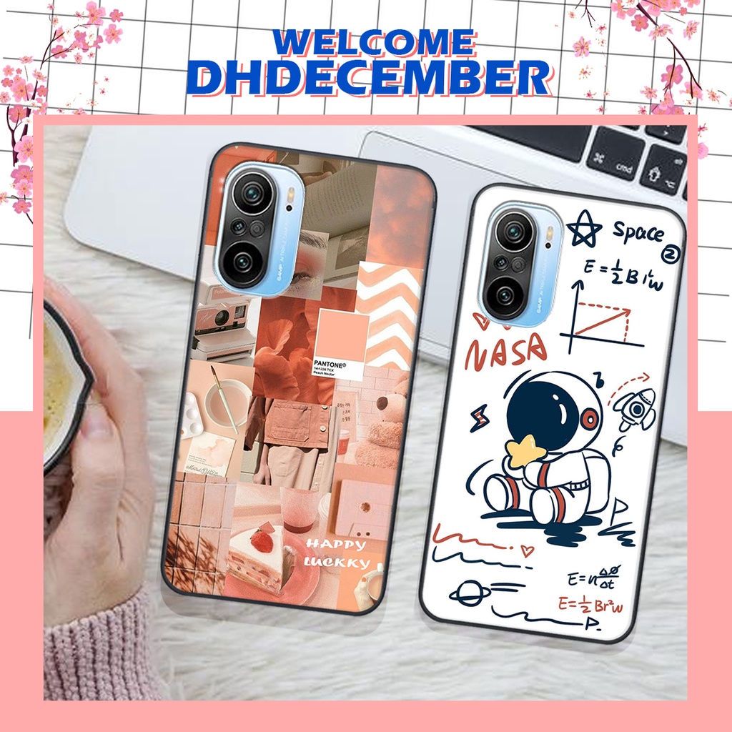 Ốp lưng Xiaomi REDMI K40 in hình nice ,good luck happy ốp xinh viền dẻo đẹp chất