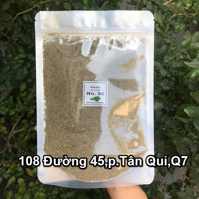500g Bột Xô thơm Sage rubbed nghiền khô nguyên chất