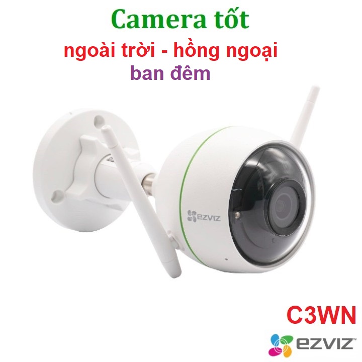 Camera Ezviz C3WN 1080P 2MP Full HD - Mic Thu âm - Hồng ngoại ban đêm