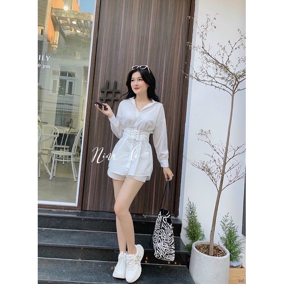 ĐẦM KÈM BELT ĐAN DÂY EO