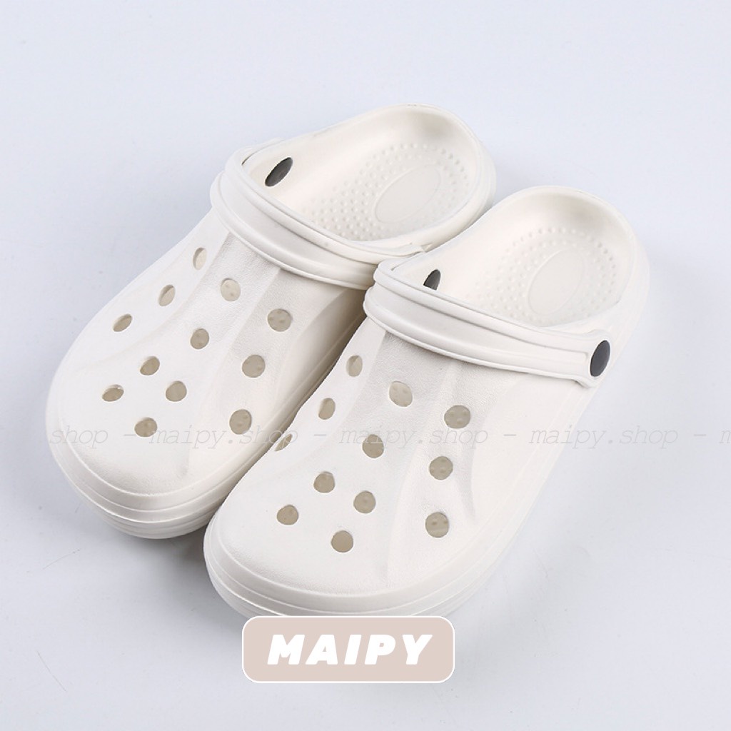 Dép Cross - Sục bít mũi Nam Nữ chất liệu EVA siêu nhẹ thời trang đi mưa đi biển Maipy S016
