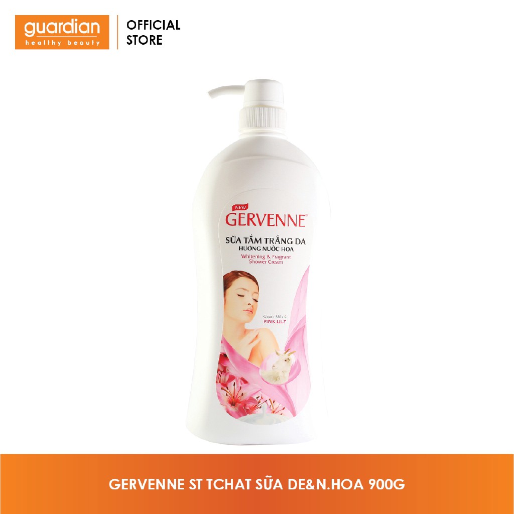 Sữa tắm trắng da Gervenne hương nước hoa 900g