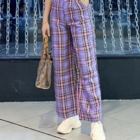 Quần ống rộng nữ ♥️ Quần caro lưng cao ♥️ Quần ống suông ♥️ Quần ulzzang, quần ống rộng - NhimShop | BigBuy360 - bigbuy360.vn