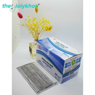 Khẩu trang Y Tế kháng khuẩn 4 lớp FAMAPRO ( màu XÁM ) hộp 50 cái