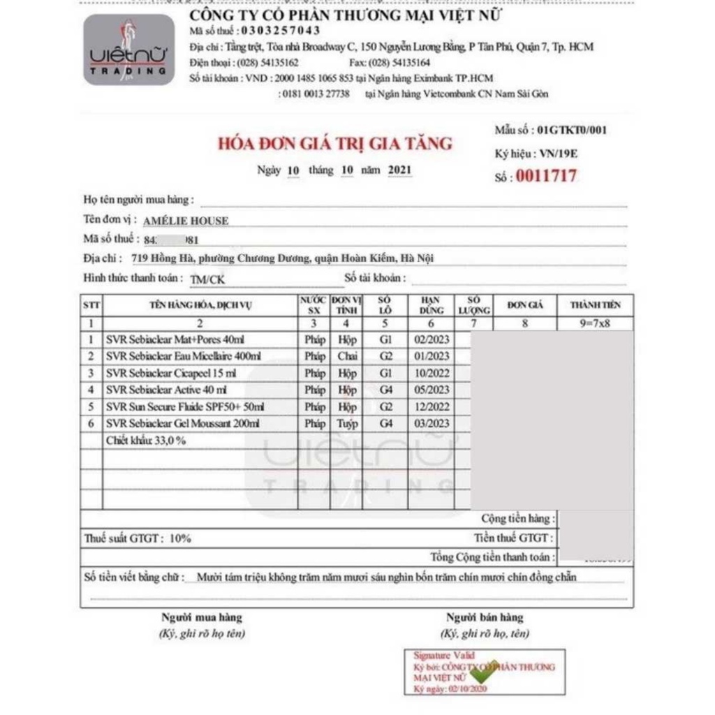 TẨY TRANG dành cho da dầu mụn SVR Sebiaclear Purifying Micellar Water chứa Gluconolactone làm mịn da