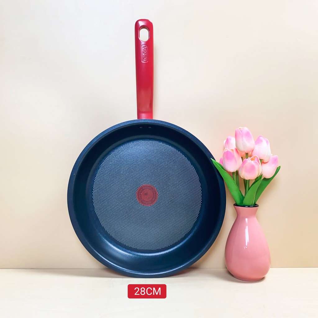 Chảo chống dính Tefal đáy từ cạn lòng 21cm - 24cm - 28cm G1350695 - Chảo Tefal Dùng Được Bếp Từ