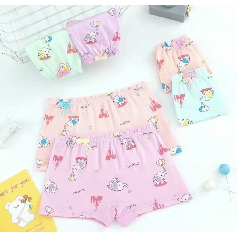 Quần chíp/ quần xì đùi cotton lạnh cho bé 8 - 38kg