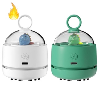Máy hút bụi mini để bàn màu xanh lá cây có thể sạc lại bằng cổng USB