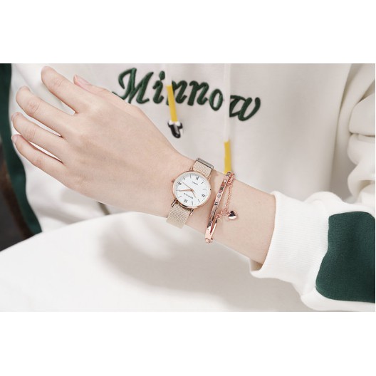 ĐỒNG HỒ NƯ DÂY VẢI DÙ MSTIANQ MẶT LA MÃ D301 PHONG CÁCH HÀN QUỐC | BigBuy360 - bigbuy360.vn