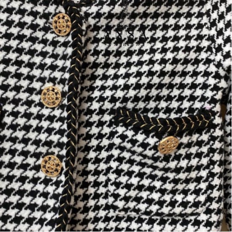 Áo khoác dạ tweed nữ phong cách Hàn Quốc | BigBuy360 - bigbuy360.vn