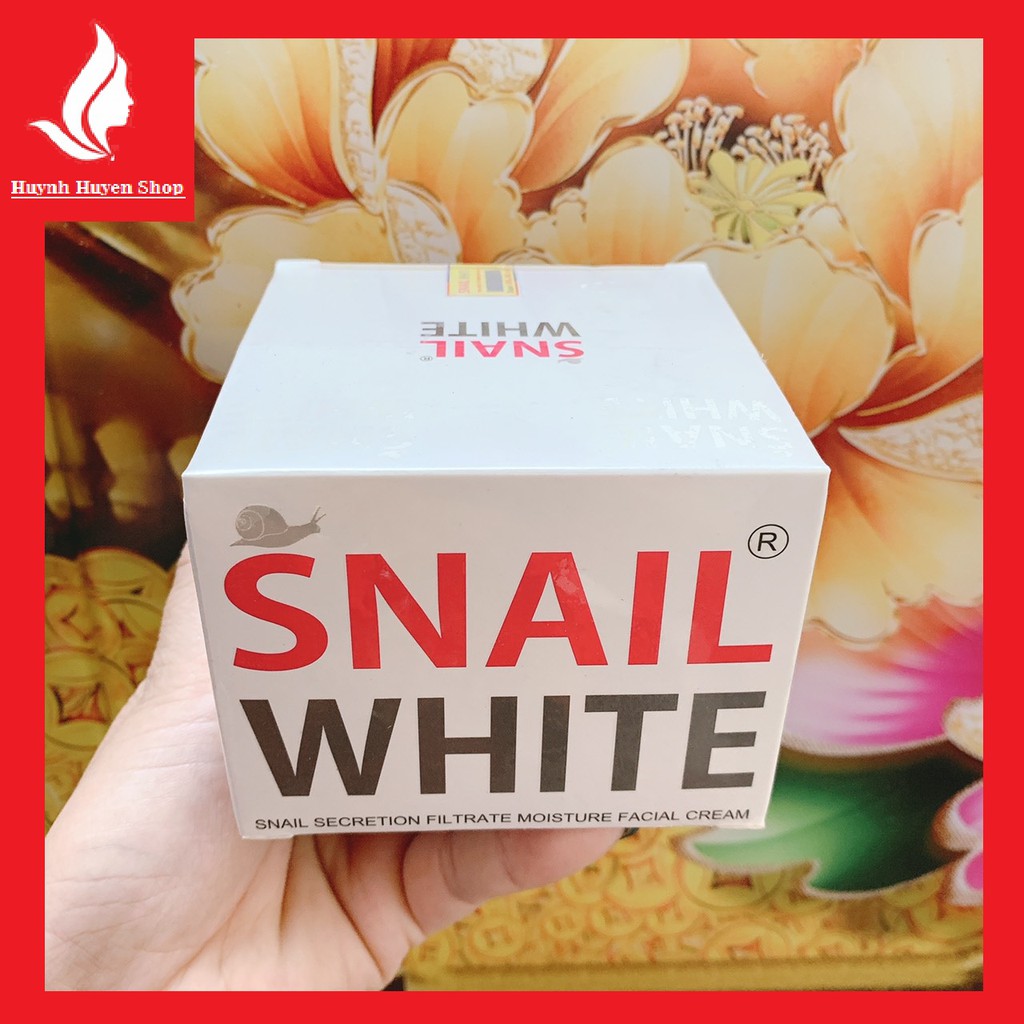 [chính hãng] Kem face Snail White Facial Cream makup dưỡng da siêu trắng mịn hộp lớn 50g