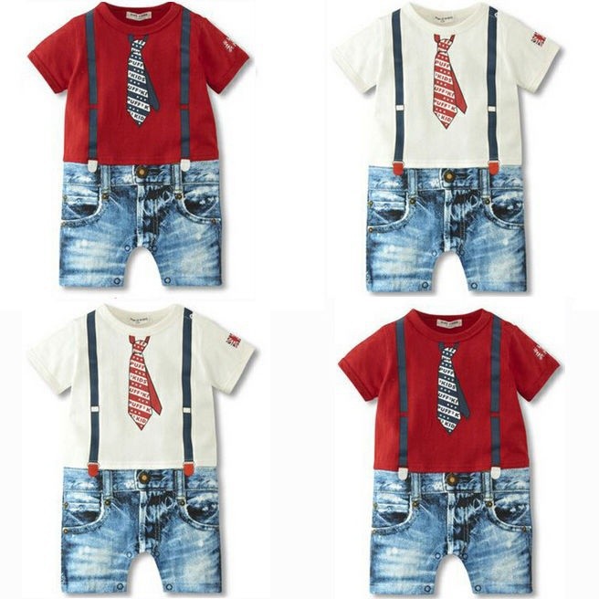 ღ♛ღNEW Baby Boys Kids Newborn Overalls Romper Shorts Jumpsuit Outfit Clothing Set 3-24 Months