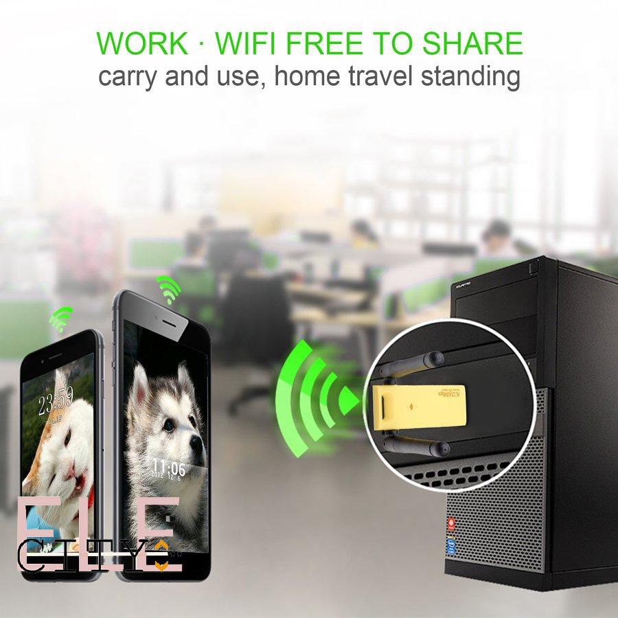 Usb Wifi 888ele 1200mbps Băng Tần Kép 5ghz 2.4ghz 802.11ac | BigBuy360 - bigbuy360.vn