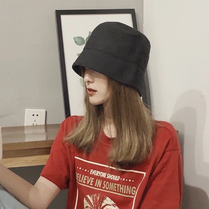 [ Ảnh thật] Nón bucket sụp vành cá tính