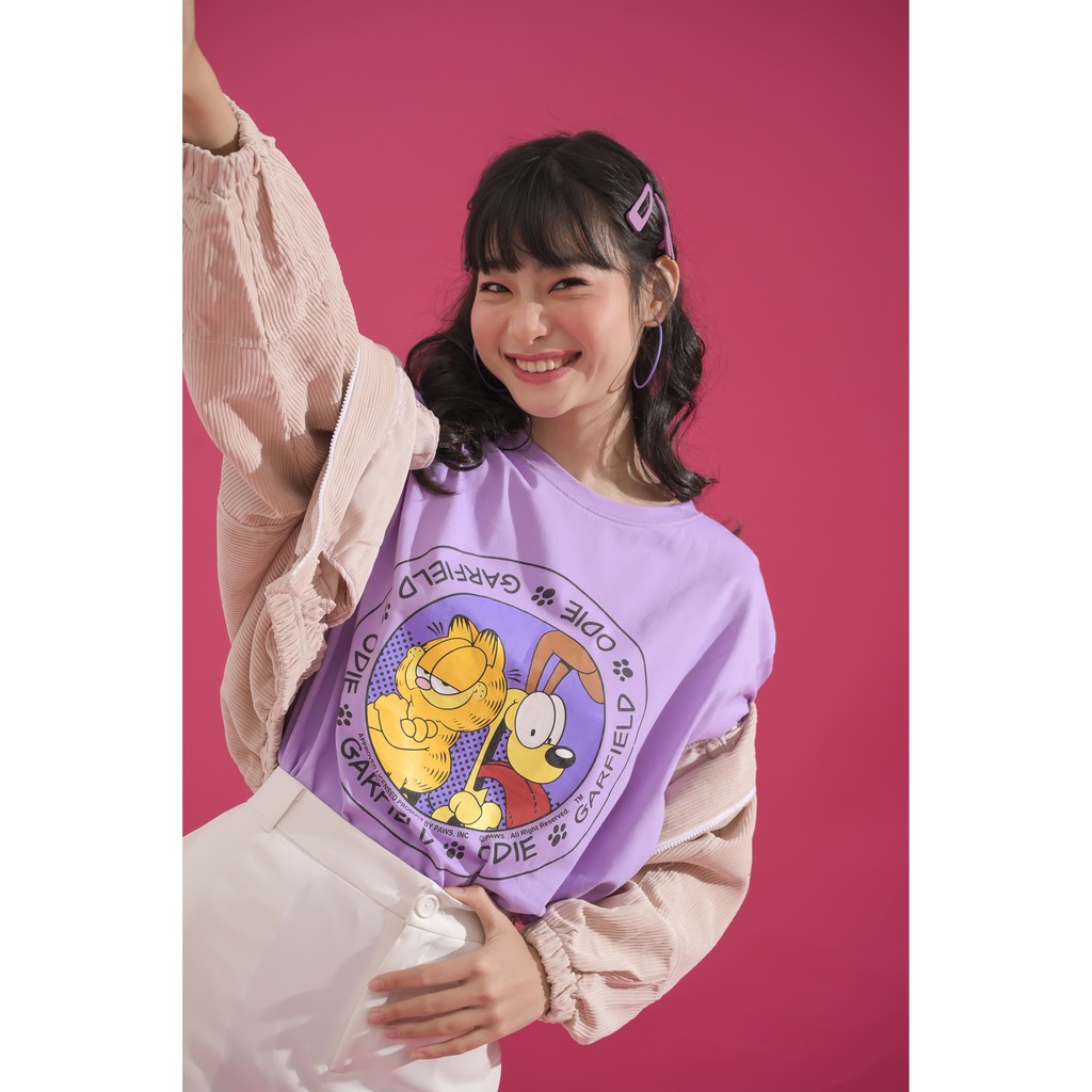 [ Miều ] Áo thun in hình Garfield Odie