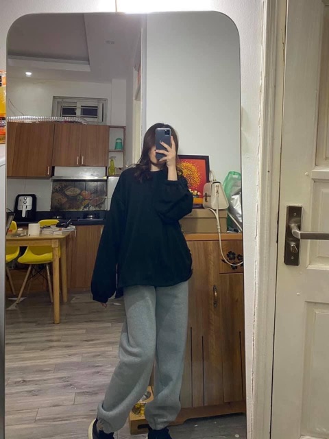 [Mã WASTHOT giảm 15K đơn bất kì] [FREESHIP 50K]Bộ nỉ thụng quần boom form thụng tay bồng Ulzang unisex | BigBuy360 - bigbuy360.vn