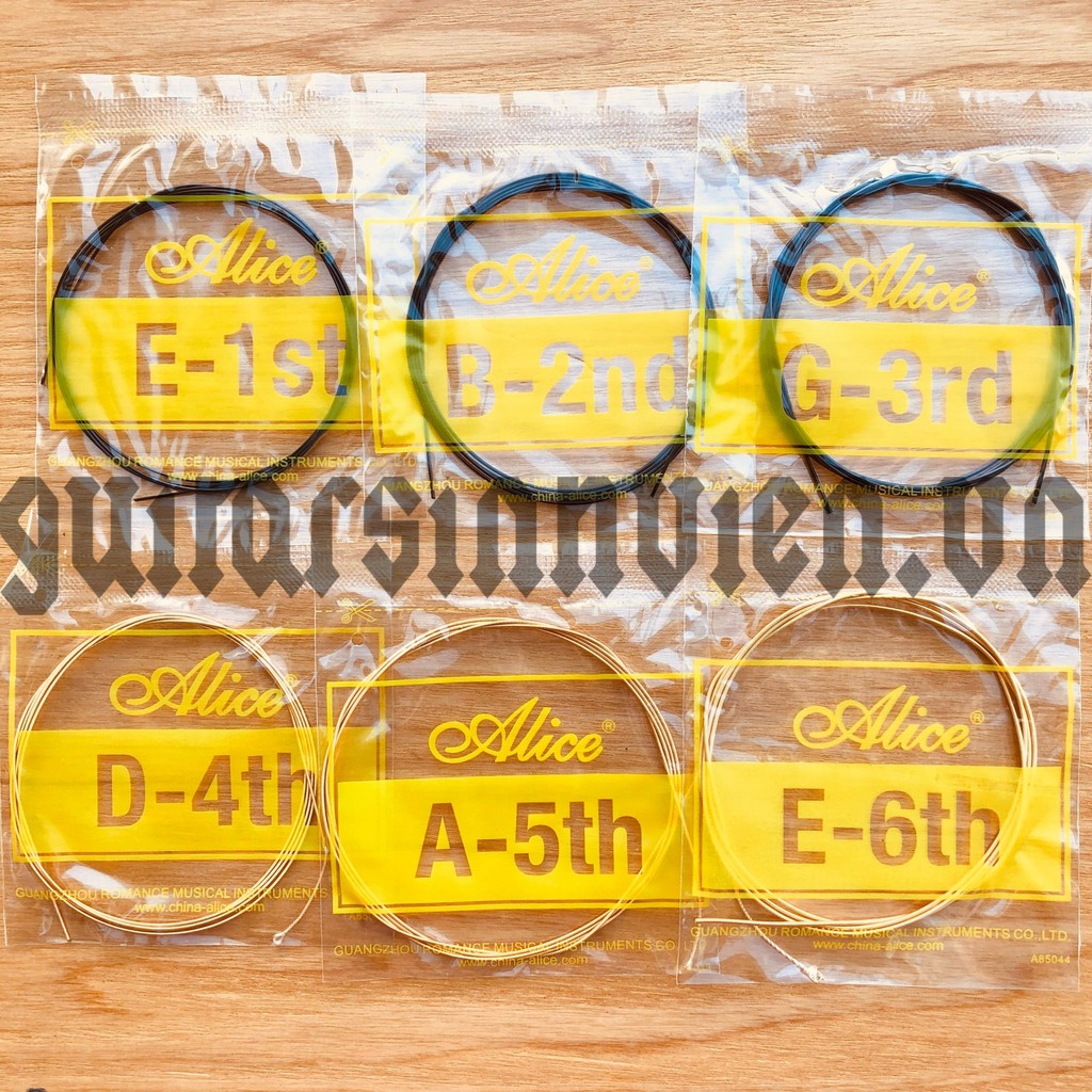 Dây Đàn Guitar Classic Alice A107 Chính Hãng - Dây đàn nilon giá rẻ - dây đàn guitar alice