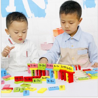 Bộ Domino học phép toán 110 chi tiết