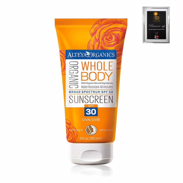 Kem Chống Nắng Hữu Cơ Toàn Thân Alteya Organic Sunscreen Whole Body SPF 30, 90ml