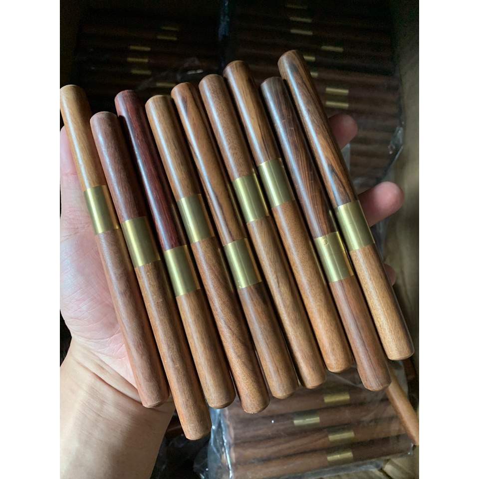 Dao tách bánh trà phổ nhĩ - cán gỗ, lưỡi thép