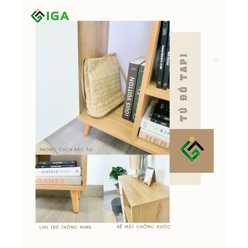 Tủ Đồ Đa Năng IGA Tủ sách Tapi Phong Cách Hiện Đại GP130