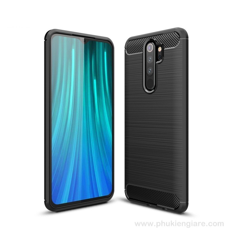 Ốp lưng chống sốc vân kim loại cho Xiaomi Redmi Note 8 Pro hiệu Likgus (bảo vệ toàn diện, siêu mềm mịn) - chính hãng